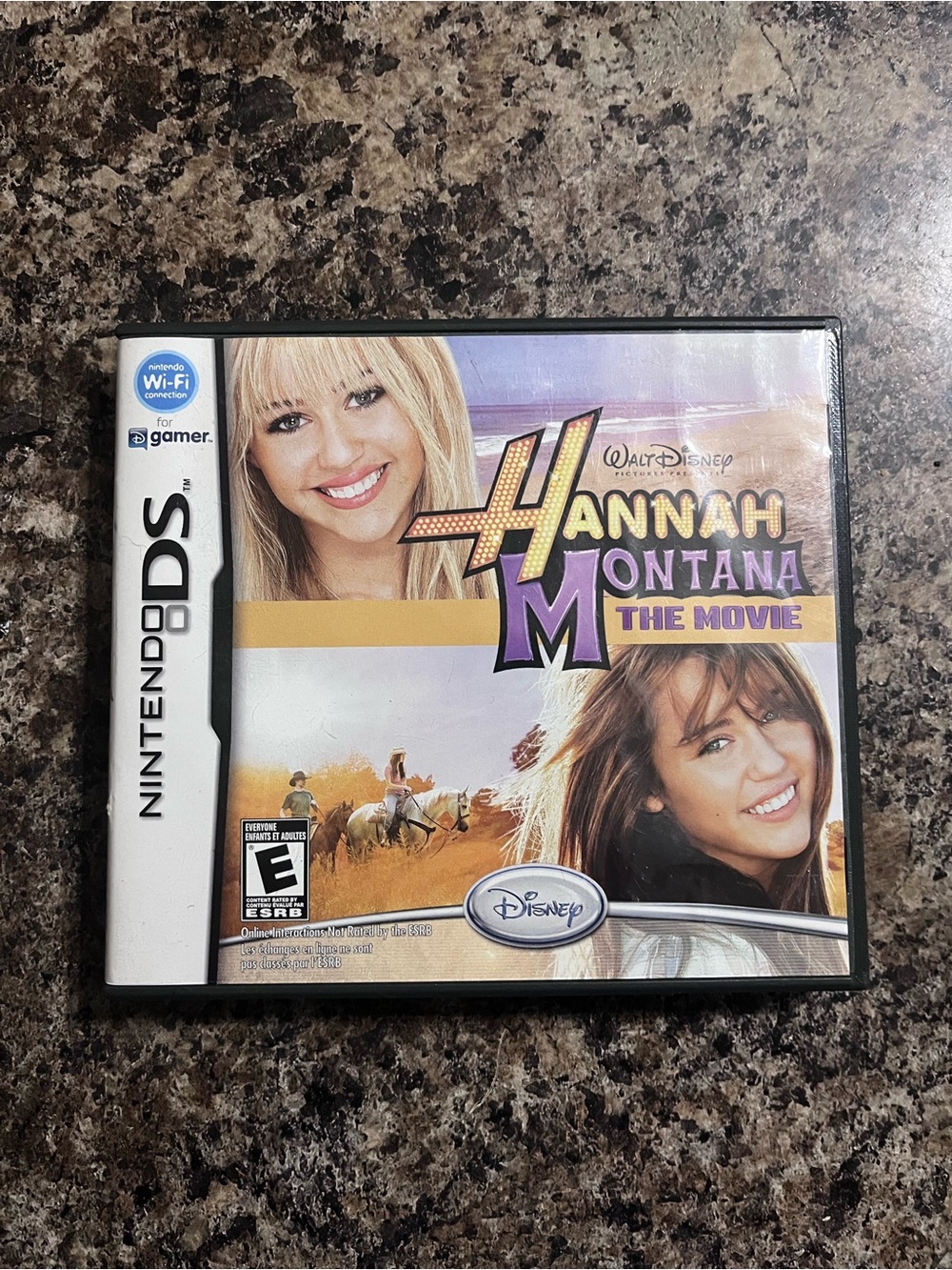 Nintendo Ds Disney Hannah Montana Game with booklet and case
